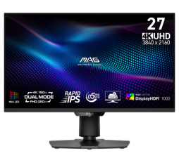 Slika izdelka: Zaslon MSI MAG 274UPDF E16M / 27" / UHD / Rapid IPS / 160Hz / 0.5ms (GtG) / črn - nastavljiv po višini - PD 15W
