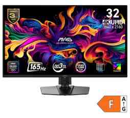 Slika izdelka: Zaslon MSI MAG 322UP QD-OLED E16 31,5" / 4K UHD / 165Hz / 0,03ms (GTG) (črn) – nastavljiv po višini - PD 15W