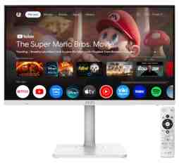 Slika izdelka: Zaslon MSI Modern MD272UPSW / 27" / 4K UHD / IPS / 60Hz / 4ms (GtG) / KVM / bel - nastavljiv po višini - PD 65W
