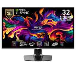 Slika izdelka: Zaslon MSI MPG 321URX QD-OLED 31.5" / UHD / 240Hz / 0,03ms (GTG) / črn – nastavljiv po višini - PD 90W